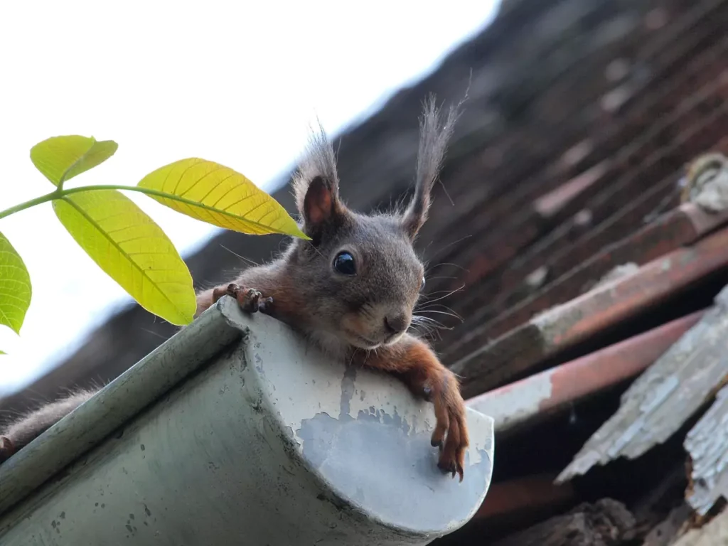 Gutter Cleaning Squirrels