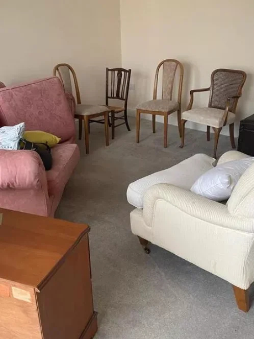 Buildings and Trust before house clearance in Cornwall